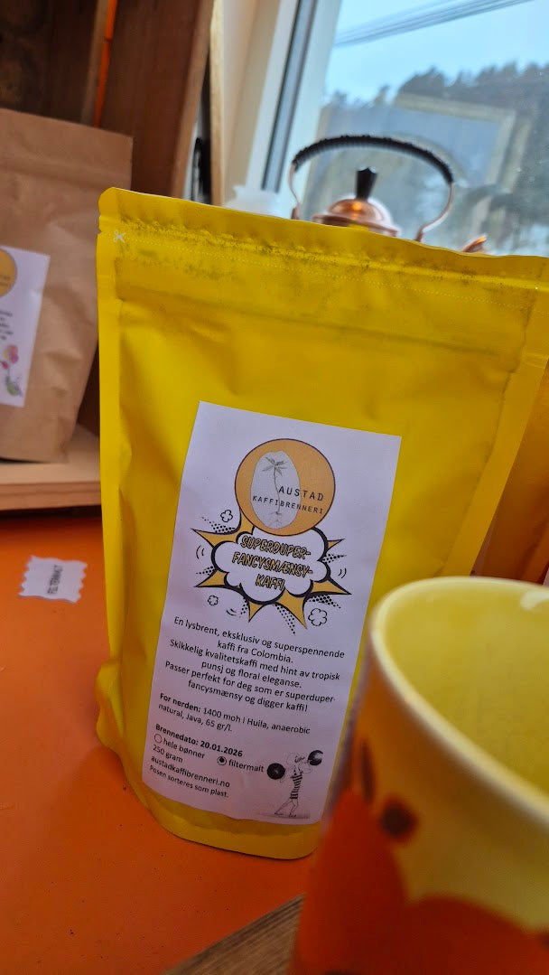 Superduperfancysmænsy- kaffi